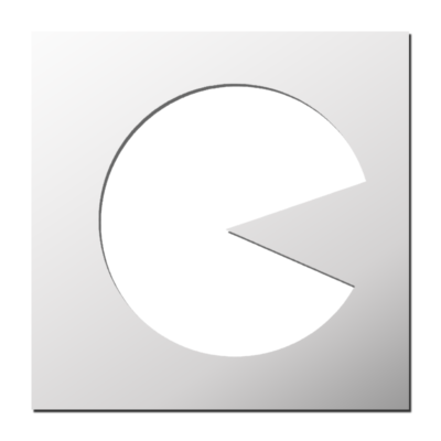Pochoir Pac-Man