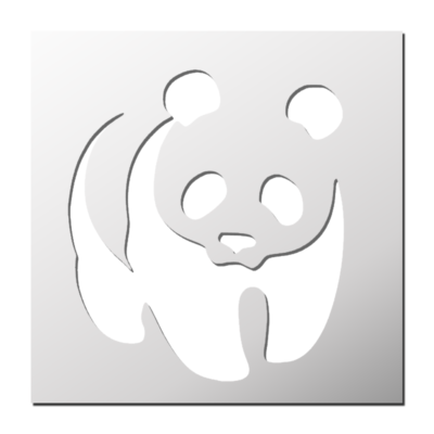 Pochoir Panda