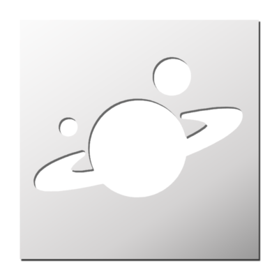 Pochoir Planète Saturne