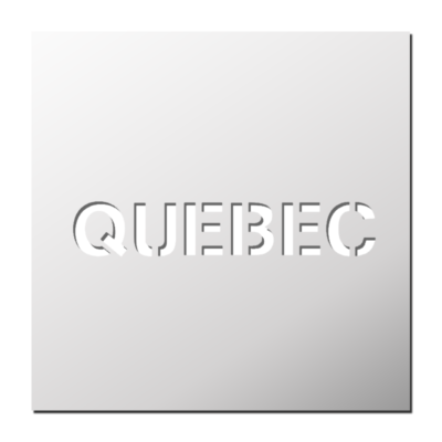 Pochoir QUEBEC
