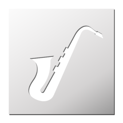 Pochoir Saxophone