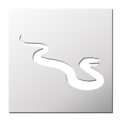 Pochoir Serpent
