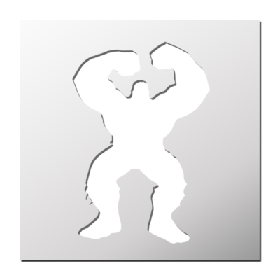 Pochoir Super-Héros