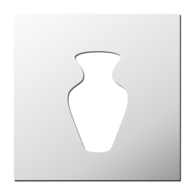 Pochoir Vase