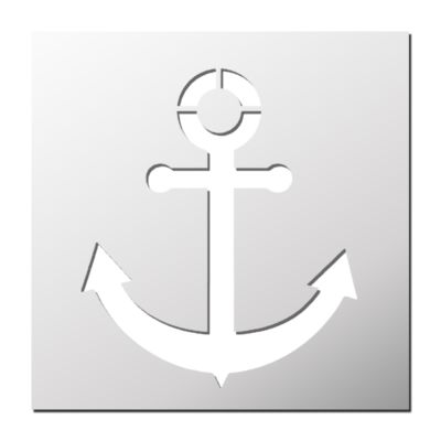 Pochoir Ancre de Bateau