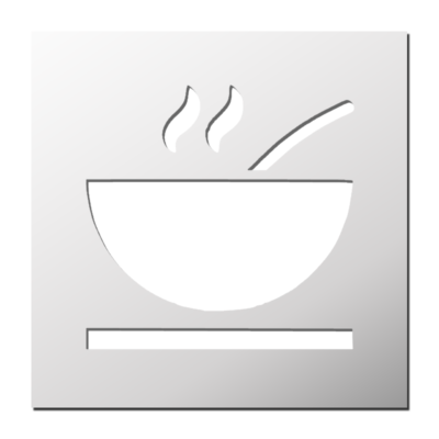 Pochoir Bol de soupe