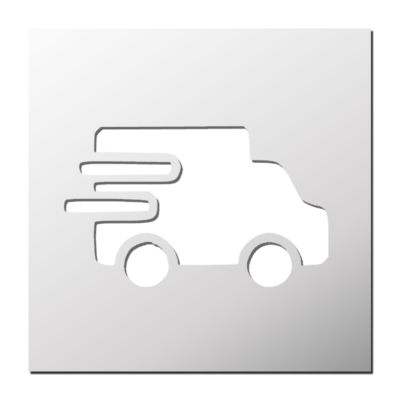 Pochoir Camion de Livraison