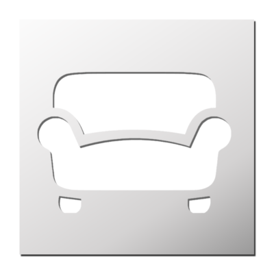 Pochoir Canapé