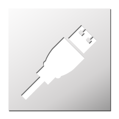 Pochoir Cordon USB