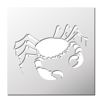 Pochoir Crabe