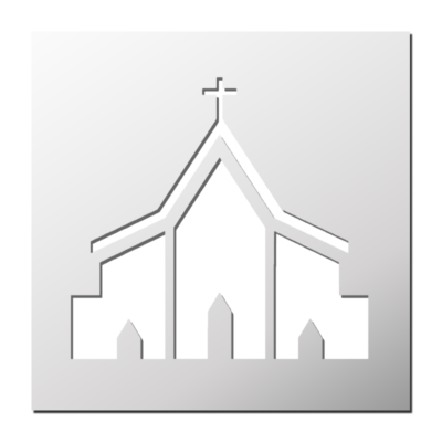 Pochoir Eglise