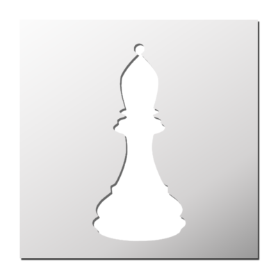 Pochoir FOU Jeux Echec