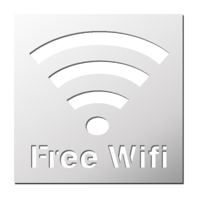 Pochoir Free Wifi