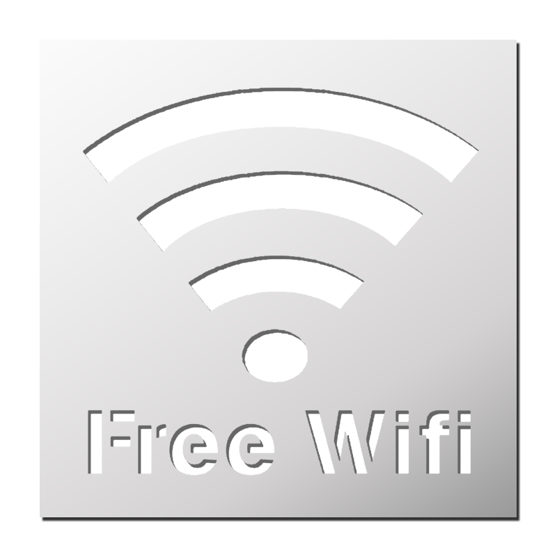 Pochoir Free Wifi