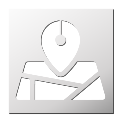 Pochoir GPS