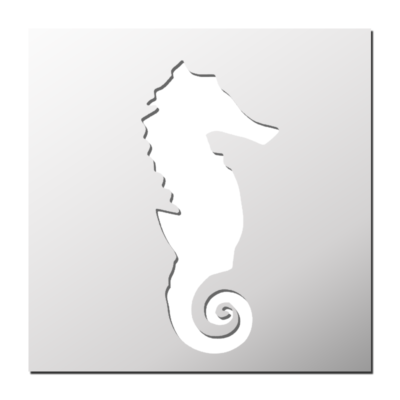 Pochoir Hippocampe