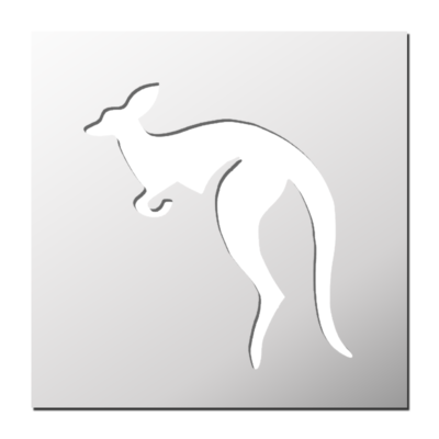 Pochoir Kangourou