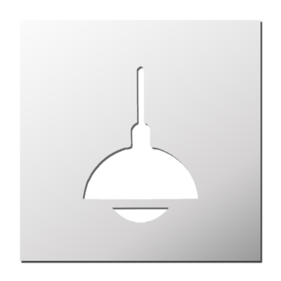 Pochoir Lampe