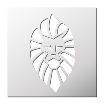 Pochoir Lion