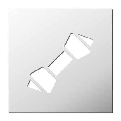 Pochoir Os pour chien