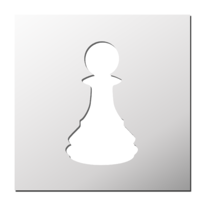 Pochoir PION Jeux Echec
