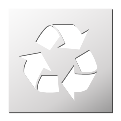 Pochoir Recyclable