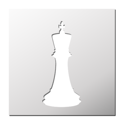 Pochoir ROI Jeux Echec