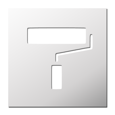 Pochoir Rouleau de Peinture