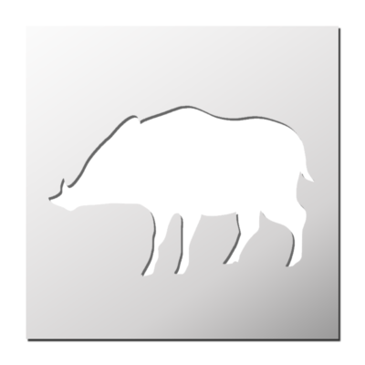 Pochoir Sanglier