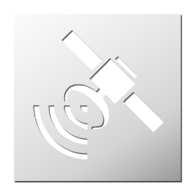 Pochoir Satellite