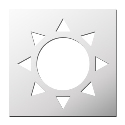 Pochoir Soleil