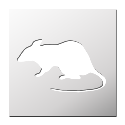 Pochoir Souris