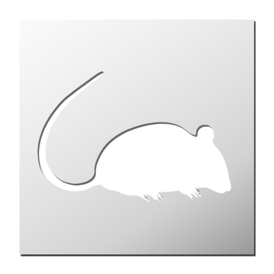 Pochoir Souris