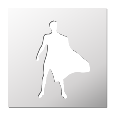 Pochoir Super Héros