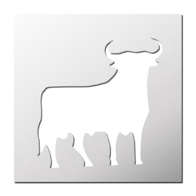 Pochoir Taureau