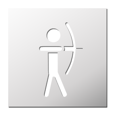 Pochoir Tir à l&rsquo;arc