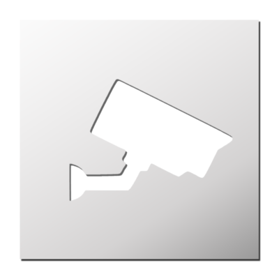 Pochoir Vidéosurveillance