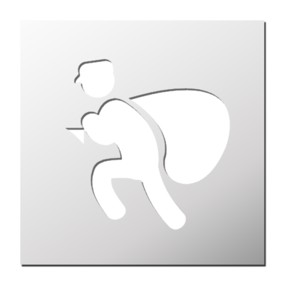 Pochoir Voleur