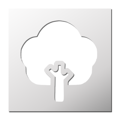 Pochoir Arbre