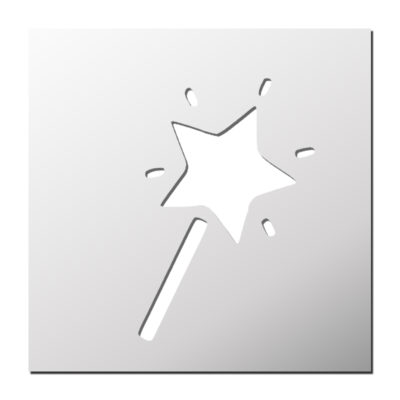 Pochoir Baguette Magique