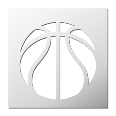 Pochoir Ballon de Basket