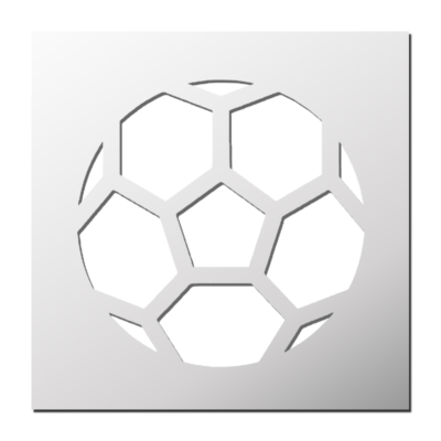 Pochoir Ballon de Foot
