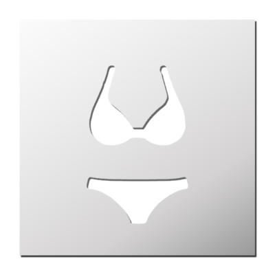 Pochoir Bikini