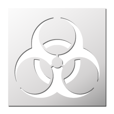 Pochoir Biohazard