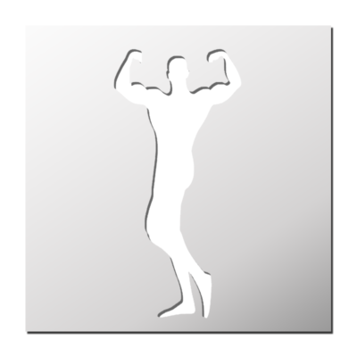 Pochoir Bodybuilder