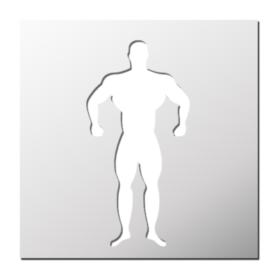 Pochoir Bodybuilder