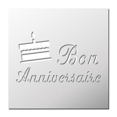 Pochoir Bon Anniversaire