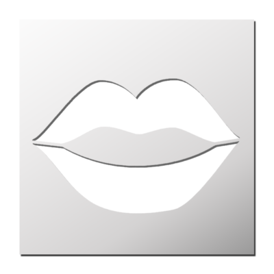 Pochoir Bouche