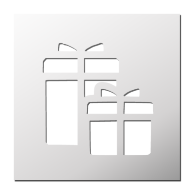 Pochoir Cadeaux