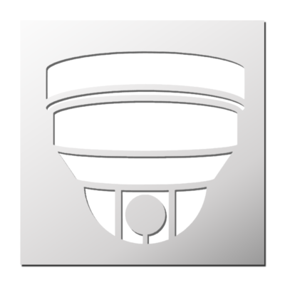 Pochoir Caméra Vidéosurveillance